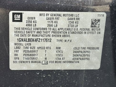 Used 2015 Chevrolet Equinox LT FWD image 15