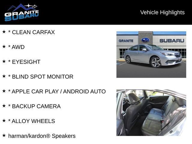 Used 2022 Subaru Legacy Limited AWD/4WD image 2