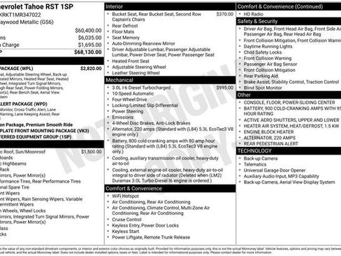 Used 2021 Chevrolet Tahoe RST w/ Luxury Package AWD/4WD image 5