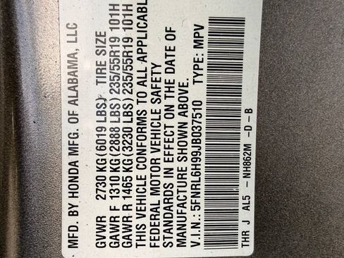 Used 2018 Honda Odyssey Elite image 28