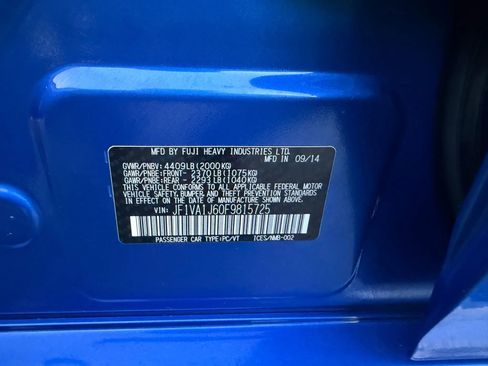 Used 2015 Subaru WRX Limited image 74