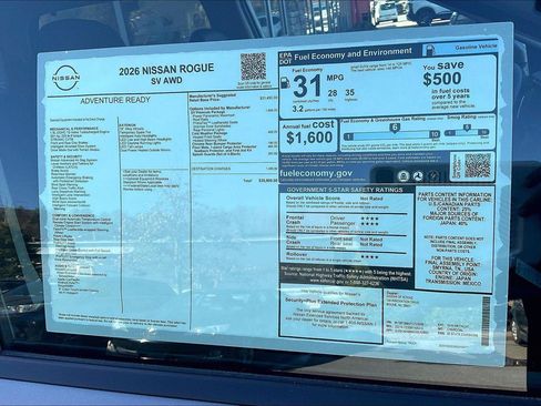 New 2026 Nissan Rogue Platinum w/ Platinum Premium Package AWD/4WD image 14