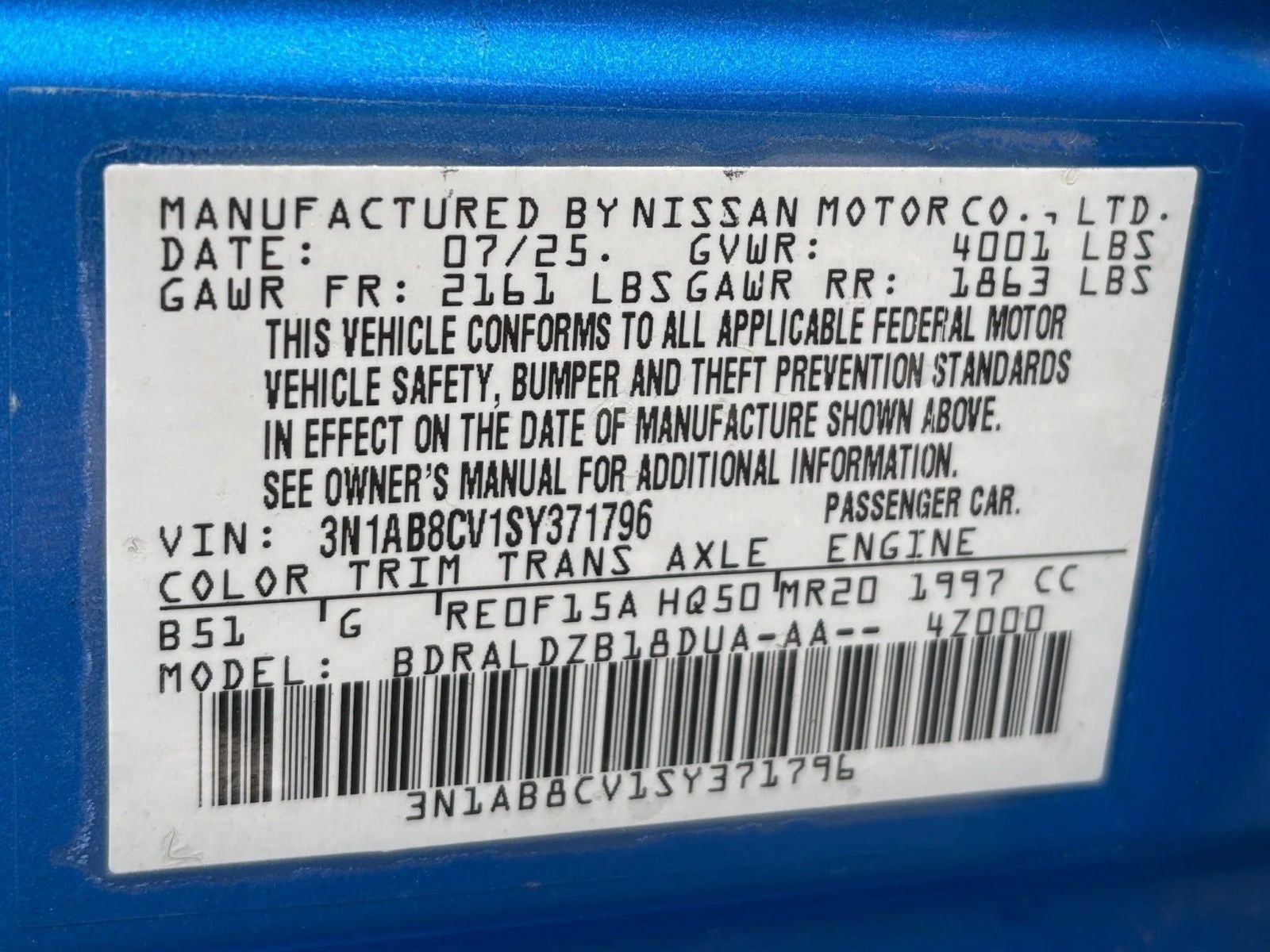 Used 2025 Nissan Sentra SV FWD image 26