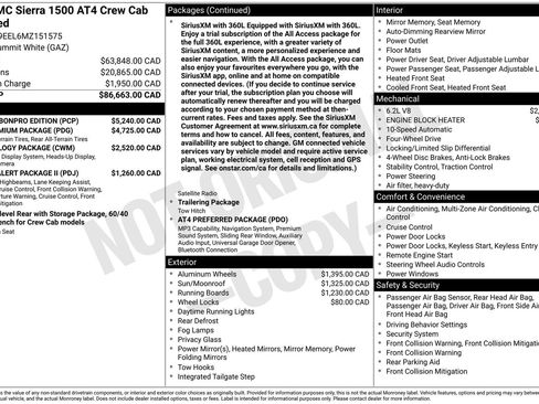 Used 2021 GMC Sierra 1500 AT4 w/ AT4 Carbonpro Edition AWD/4WD image 35