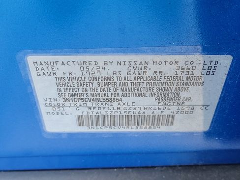 Certified 2024 Nissan Kicks SV FWD image 23