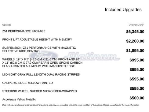 Used 2022 Chevrolet Corvette Stingray Premium Conv w/ Z51 Performance Package RWD image 17