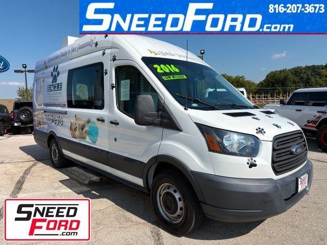 Used 2016 Ford Transit 350 148 High Roof Extended w/ Interior Upgrade Package RWD image 1