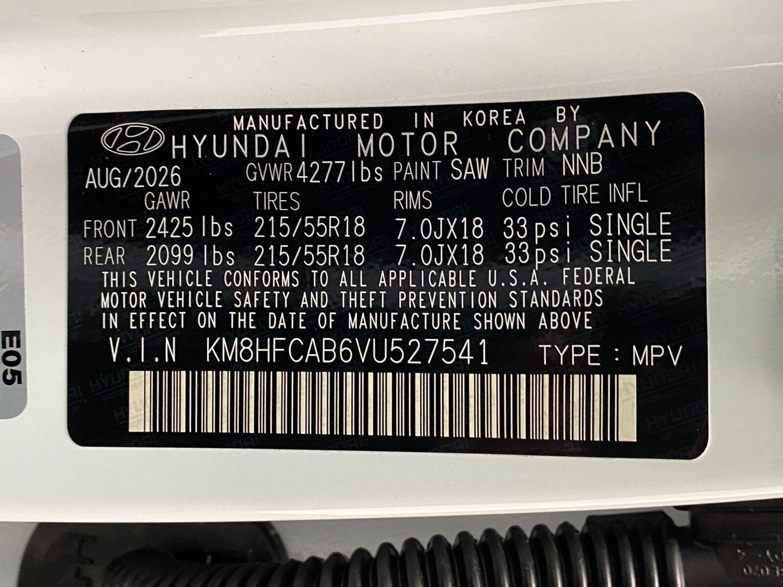 New 2027 Hyundai Kona SEL Sport AWD/4WD image 32