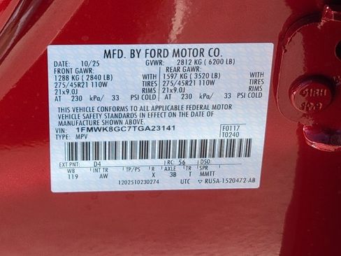 New 2026 Ford Explorer ST w/ Sun And Sound Package image 13