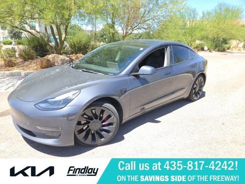 Used 2022 Tesla Model 3 Performance AWD/4WD image 1