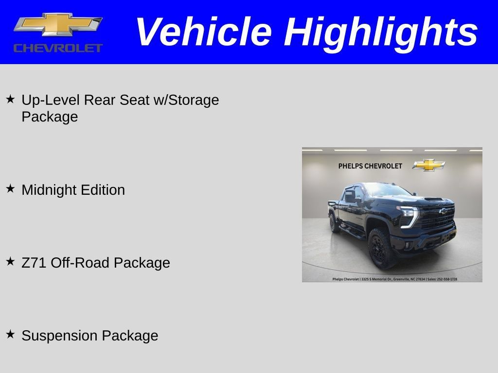 Used 2024 Chevrolet Silverado 2500 LTZ w/ LTZ Plus Package AWD/4WD image 3