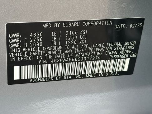 Used 2025 Subaru Legacy Premium AWD/4WD image 27
