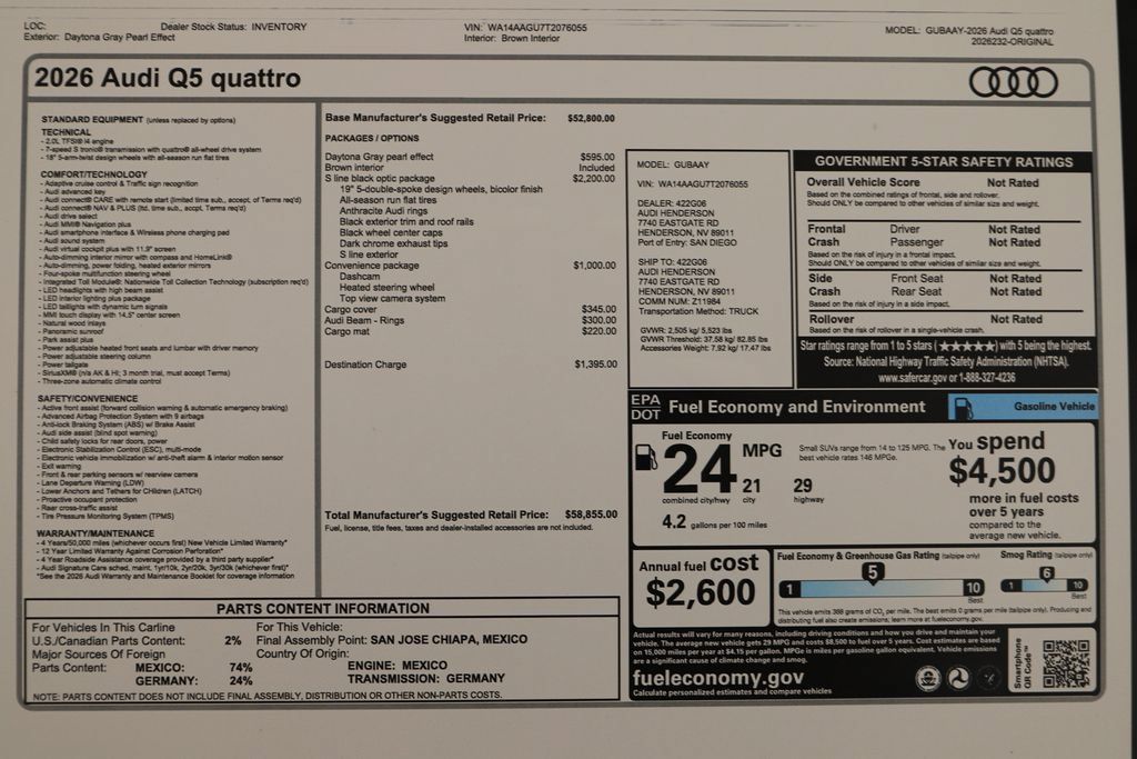 New 2026 Audi Q5 2.0T AWD/4WD image 33