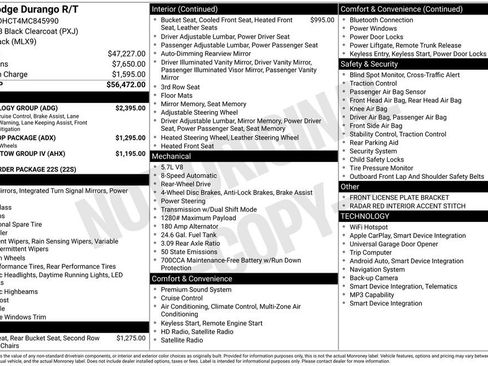 Used 2021 Dodge Durango R/T w/ Technology Group RWD image 20