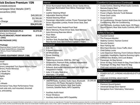 Used 2015 Buick Enclave Premium w/ Experience Buick Package image 4