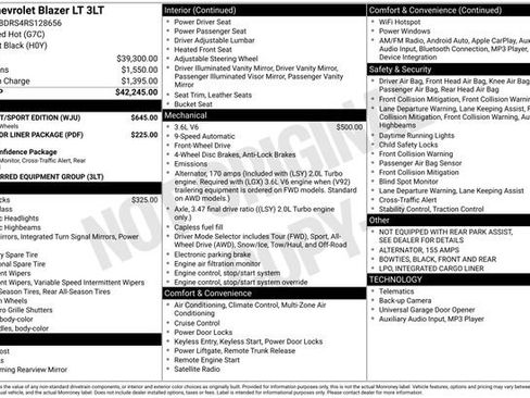 Used 2024 Chevrolet Blazer LT w/ Midnight/Sport Edition FWD image 3
