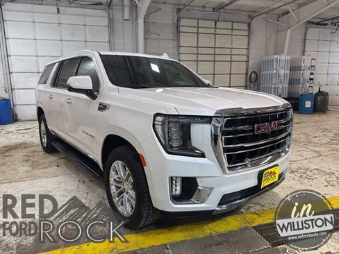 Used 2021 GMC Yukon XL SLT w/ Rear Media and Nav Package image 1