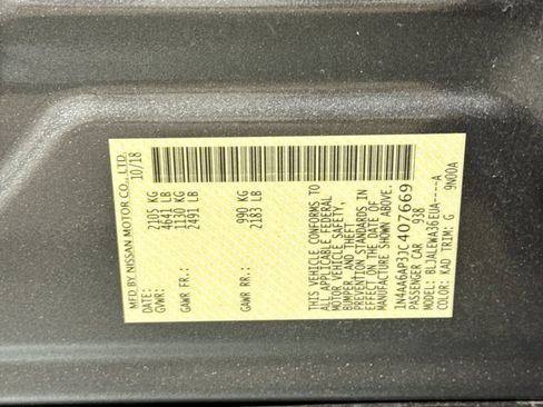 Used 2018 Nissan Maxima 3.5 SL image 43