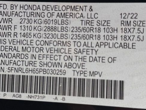 Used 2023 Honda Odyssey EX-L image 29