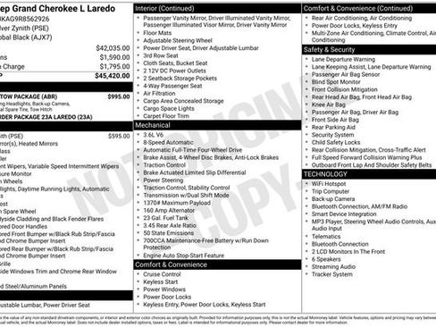 Used 2024 Jeep Grand Cherokee L Laredo w/ Trailer Tow Package AWD/4WD image 6