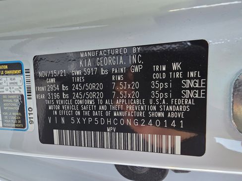 Used 2022 Kia Telluride SX w/ Nightfall Edition Package image 31