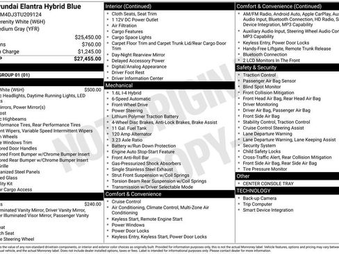 New 2026 Hyundai Elantra Hybrid FWD image 4