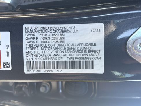 Certified 2024 Honda Accord EX-L image 36