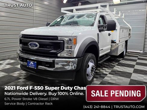 Used 2021 Ford F550 2WD Regular Cab Super Duty image 1