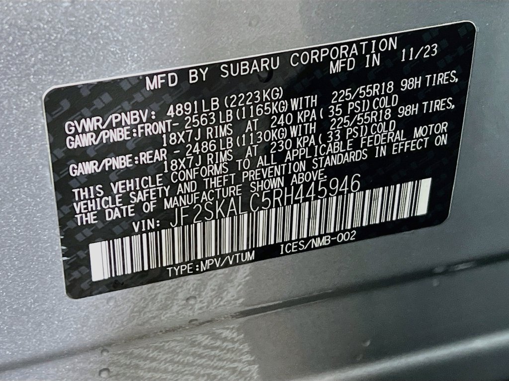 Certified 2024 Subaru Forester Limited w/ Pop Package 2 AWD/4WD image 29