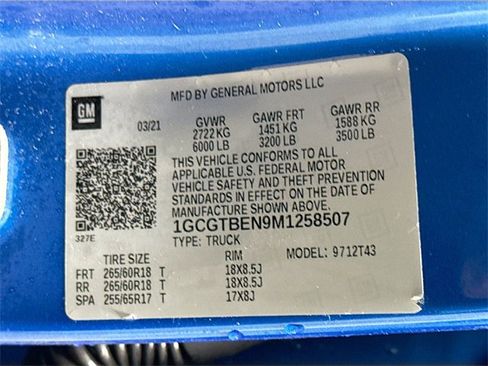 Used 2021 Chevrolet Colorado W/T w/ Custom Special Edition image 30