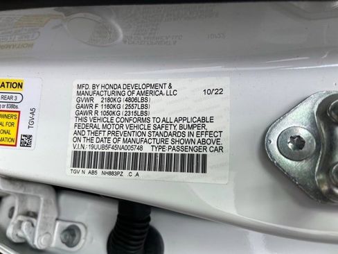 Used 2022 Acura TLX w/ Technology Package image 12