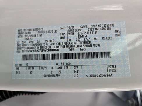 Certified 2025 Ford F150 Lightning Pro AWD/4WD image 27