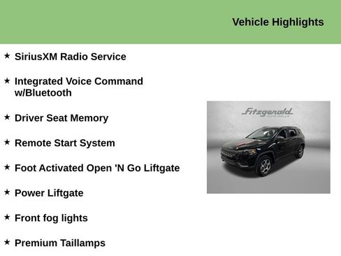 Used 2022 Jeep Compass Trailhawk w/ Trailhawk Elite Group AWD/4WD image 10