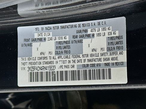 Used 2024 MAZDA MAZDA3 s FWD image 12