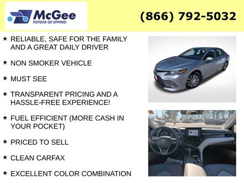 Certified 2023 Toyota Camry LE w/ Cold Weather Package image 8