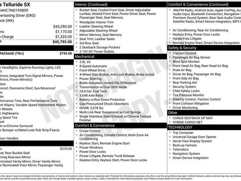 Used 2022 Kia Telluride SX w/ Towing Package FWD image 2