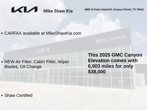 Used 2025 GMC Canyon Elevation w/ Convenience Package RWD image 3
