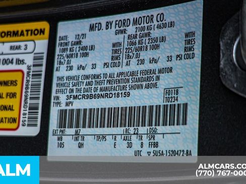 Used 2022 Ford Bronco Sport Big Bend w/ Convenience Package image 64