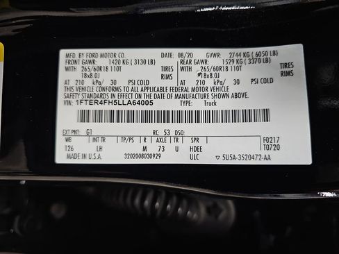 Used 2020 Ford Ranger XLT w/ Equipment Group 301A Mid image 36