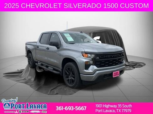 Used 2025 Chevrolet Silverado 1500 Custom w/ Turbomax Blackout Package image 1
