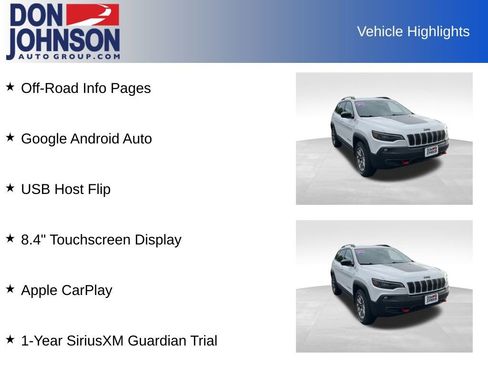 Used 2022 Jeep Cherokee Trailhawk w/ Sound & Nav Group image 28
