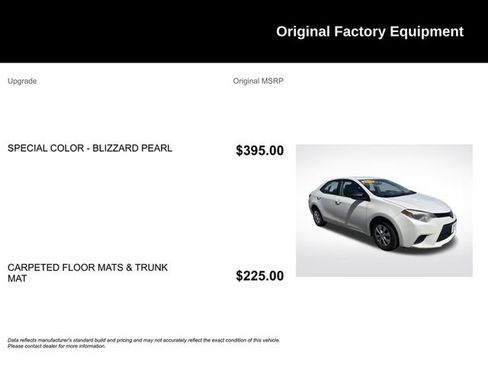 Used 2014 Toyota Corolla LE FWD image 9