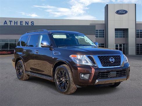 Used 2019 Nissan Armada Platinum w/ Captain's Chairs Package image 1