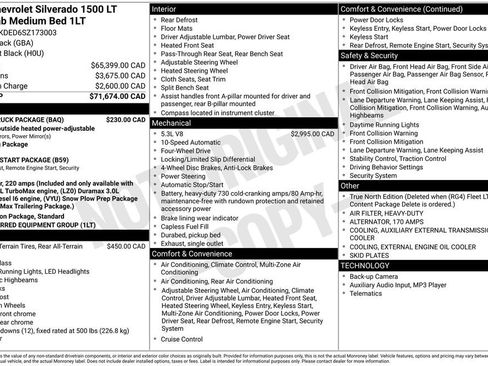 Used 2025 Chevrolet Silverado 1500 LT w/ Work Truck Package image 54