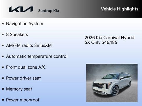 New 2026 Kia Carnival SX image 7