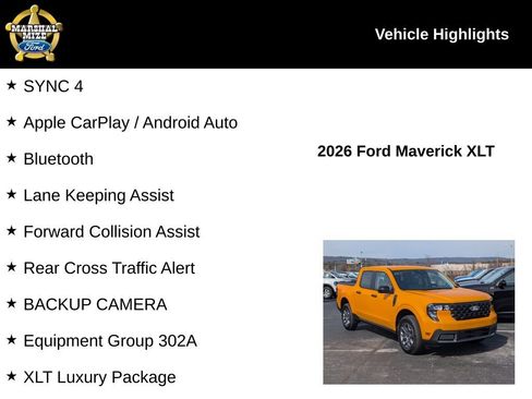New 2026 Ford Maverick XLT w/ XLT Luxury Package AWD/4WD image 2