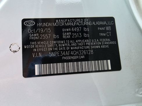 Used 2016 Hyundai Sonata Sport w/ Option Group 03 FWD image 38