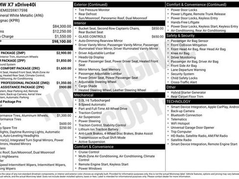 Used 2025 BMW X7 xDrive40i w/ M Sport Package AWD/4WD image 2