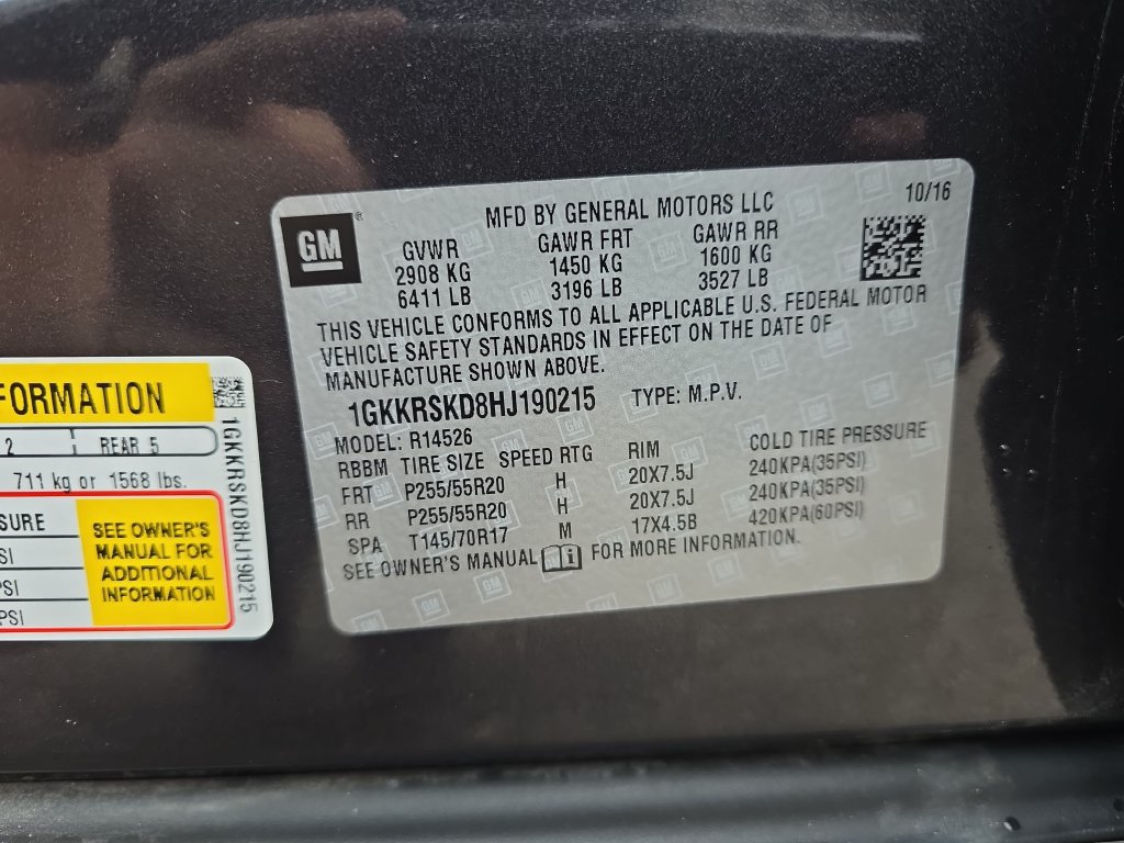 Certified 2017 GMC Acadia Limited SLT FWD image 37