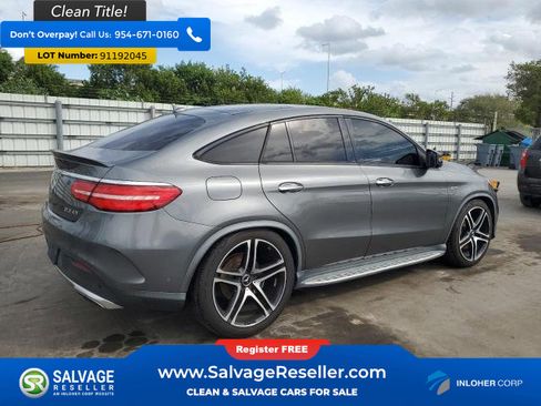Used 2017 Mercedes-Benz GLE 43 AMG 4MATIC Coupe w/ Parking Assist Package image 4